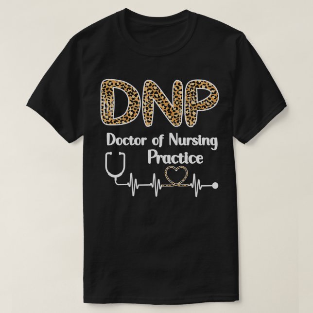 DNP Doktor der Krankenpflege Student Abschluss T-Shirt (Design vorne)