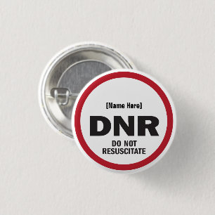 DNR darf nicht wiederbelebt werden Button