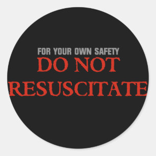 DNR RUNDER AUFKLEBER