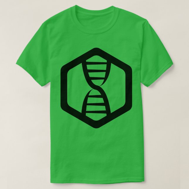 DNS-Desoxy-Ribose-Nukleinsäure in Hexan T-Shirt (Design vorne)