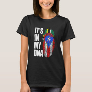 DNS-Flag Dominica und Puerto Rico T-Shirt