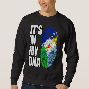 DNS-Flag für bosnische und dschibutische Mischung Sweatshirt