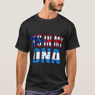 DNS-Flag Puerto Rico und Honduras Heritage Pu T-Shirt
