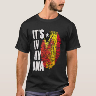 DNS-Heritage-Flagge Spaniens und Timors T-Shirt