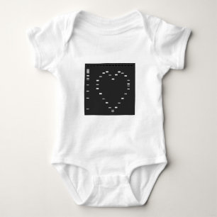 DNS-Herz auf Agarosegel Baby Strampler