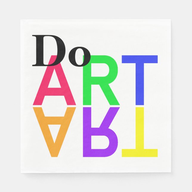 DO "ART" SERVIETTE (Vorderseite)