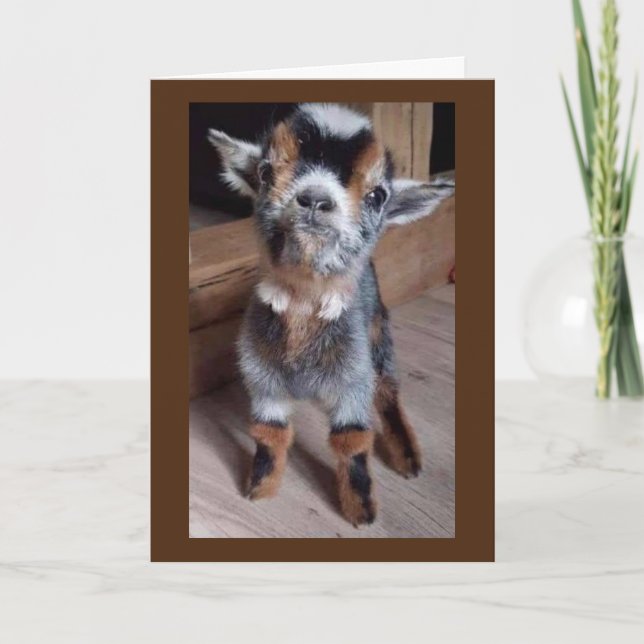 DO BABY HAT EINEN GEFÜHL "HABE EINEN GLÜCKLICHEN 3 KARTE (Vorderseite)