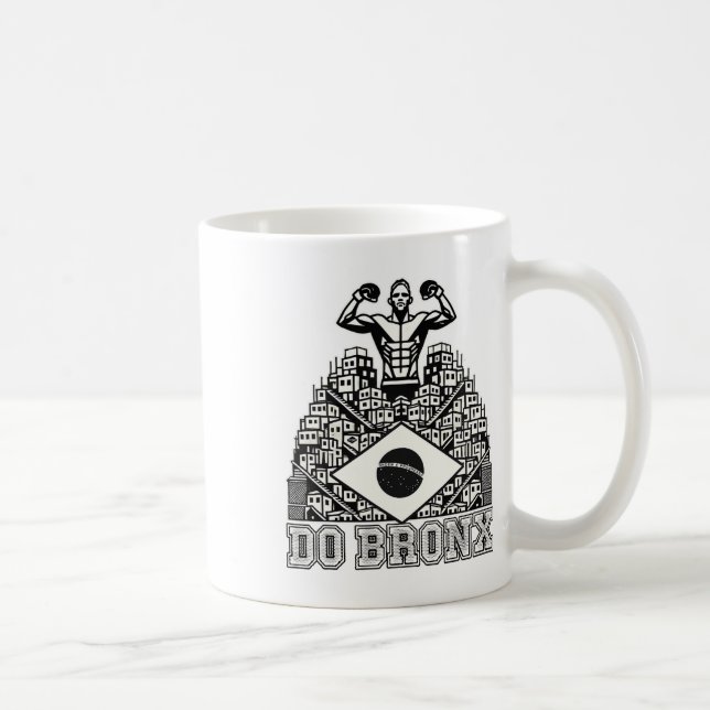 Do Bronx Favela Mixed Martial Arts Bjj Kickboxing  Kaffeetasse (Rechts)