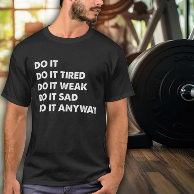 DO IT Herren-Übung T-Shirt (Von Creator hochgeladen)