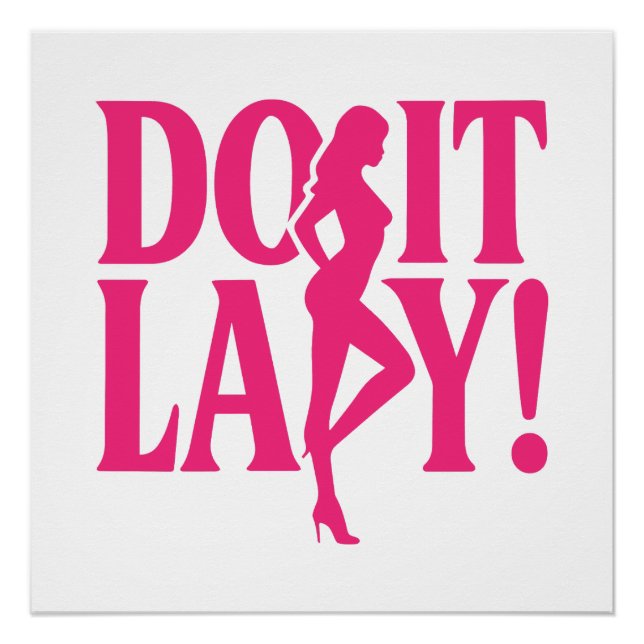 Do it Lady - Ermächtigung der Frau Poster (Vorderseite)
