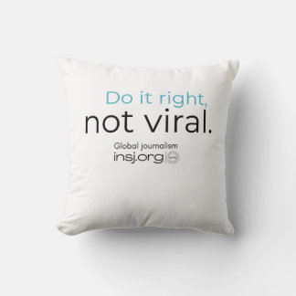Do It Right - T-Shirt Kissen