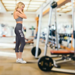 DO IT Women's Exercise Capri Leggings
