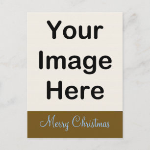 DO IT YOURSELF ~ Postcard Christmas / French Gold Feiertagspostkarte