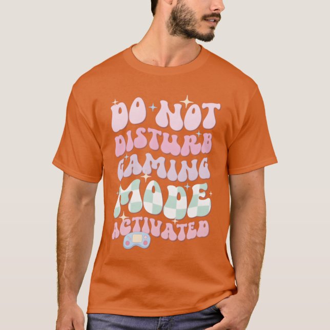 Do Not Disturb Gaming Mode Activated boy T-Shirt (Vorderseite)