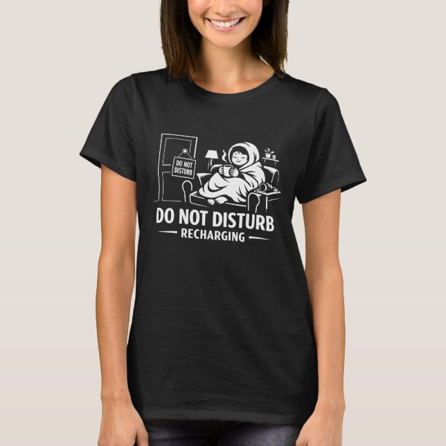Do Not Disturb Introvert Mode T-Shirt (Vorderseite)