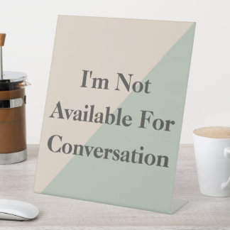 Do Not Disturb Quiet Space Productivity Sockelschild