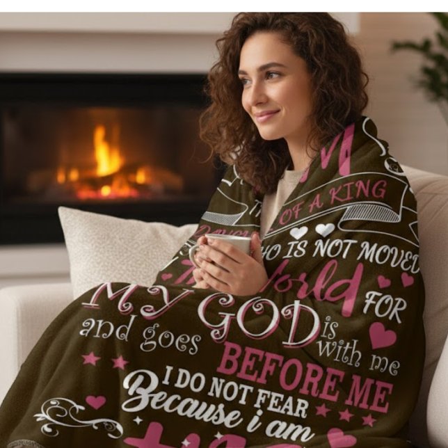 Do Not Fear" Religious Fleece Blanket (Von Creator hochgeladen)