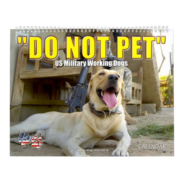 "DO NOT PET" - Kalender der militärischen Arbeitsl (Titelbild)