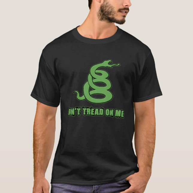 Do not Tread On Me Poisonous Snakes T-Shirt (Vorderseite)