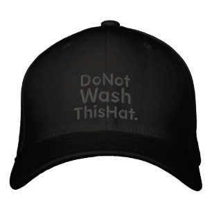 Do Not Wash This Hat Bestickte Baseballkappe