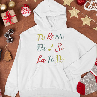 Do Re Me Whimsical Weihnachten Der Klang der Musik Hoodie