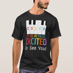 Do Re Mi Fa So Freue mich darauf, dich zu sehen K T-Shirt