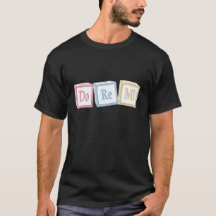 "Do Re Mi" Solfeggio Baby blockt Musikpädagogik T-Shirt