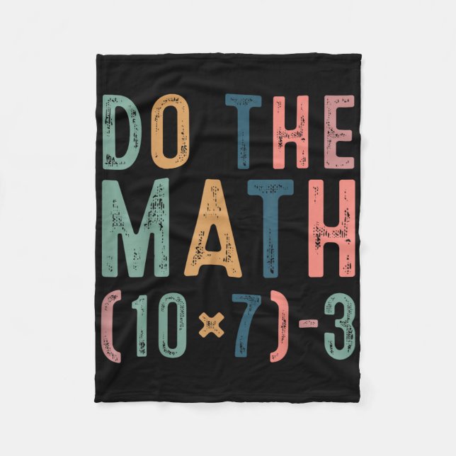 Do The Math 67 Funny Six Seven Meme Teacher Women  Fleecedecke (Vorderseite)