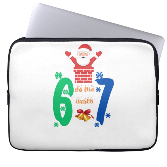 Do The Math 67 Meme Christmas Laptopschutzhülle (Vorderseite)