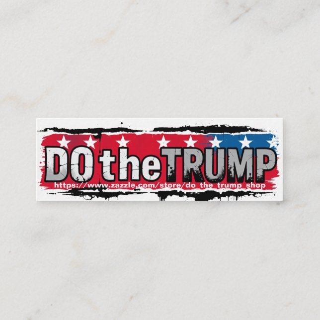 DO theTRUMP Visitenkarte (Rückseite)