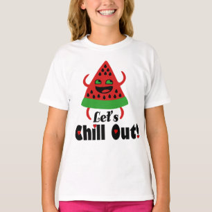 ❤️ 🍉 Do Watermelon Dance & Chill Girls Basic T-Shirt
