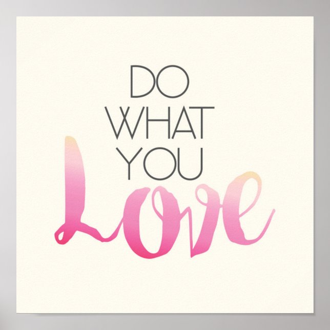 Do What You Love 2 Poster (Vorne)