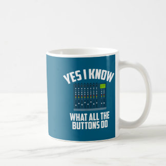 Do Yes Know What All Buttons Kaffeetasse