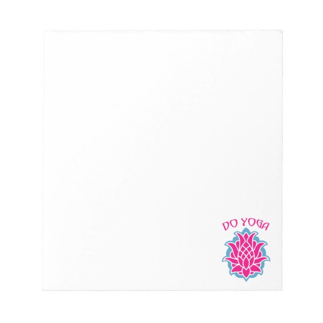 Do Yoga Notizblock (Vorderseite)