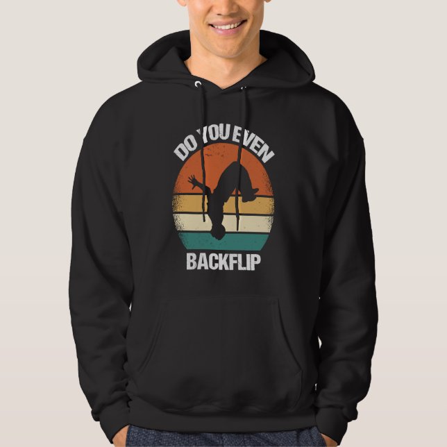 Do You Even Backflip Parkour  1 Hoodie (Vorderseite)