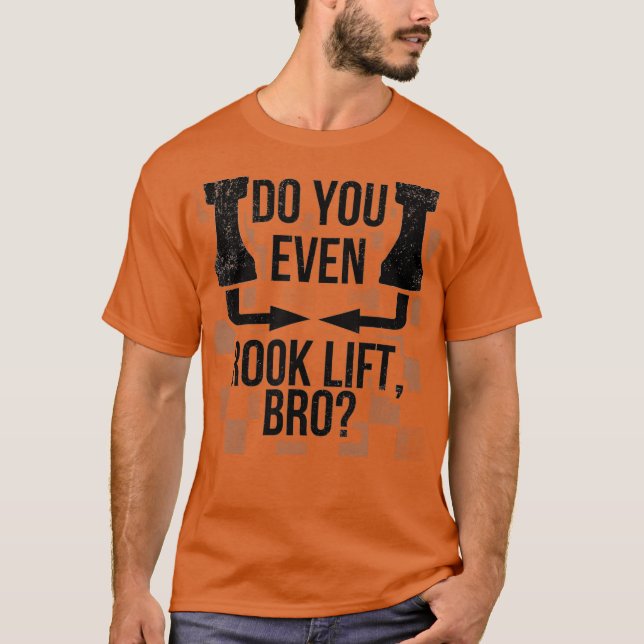 Do You Even Rook Lift Bro Funny Chess T-Shirt (Vorderseite)