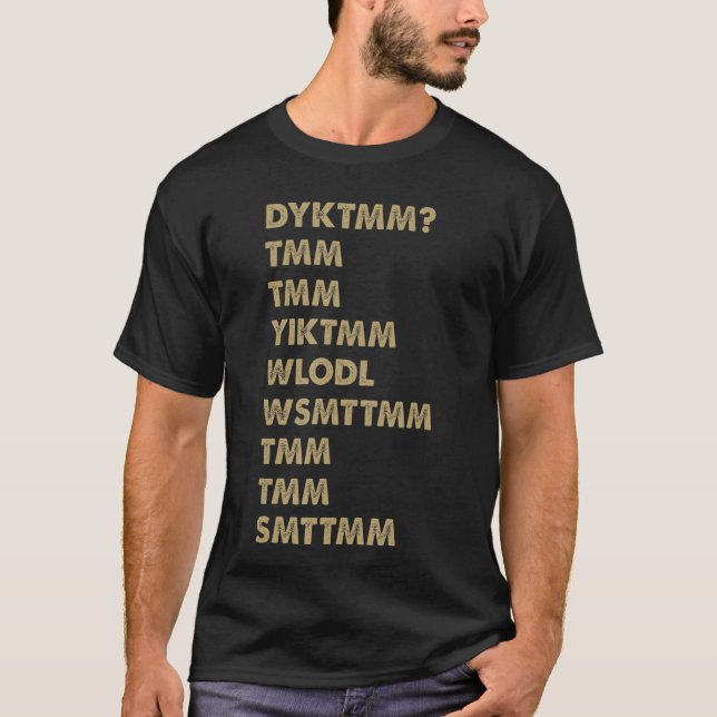 Do You Know The Muffin Man DYKTMM Funny Nostalgic  T-Shirt (Vorderseite)