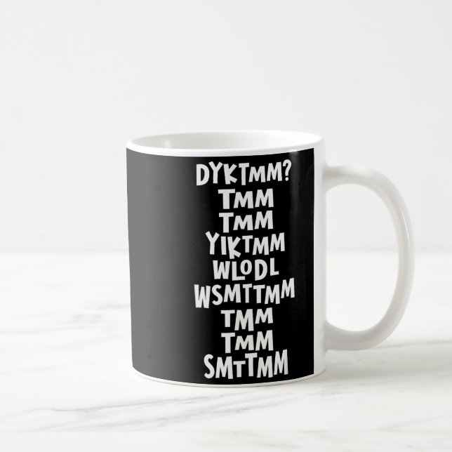 Do You Know The Muffin Man Dyktmm Nostalgia Funny  Kaffeetasse (Rechts)