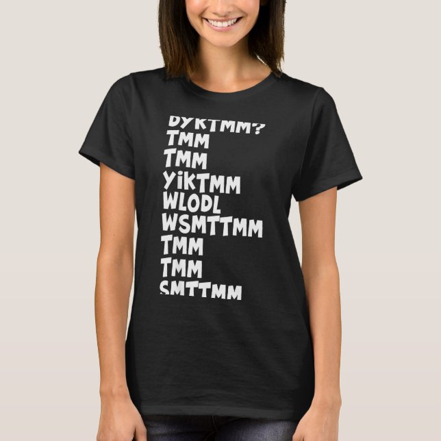Do You Know The Muffin Man Dyktmm Nostalgia Funny  T-Shirt (Vorderseite)