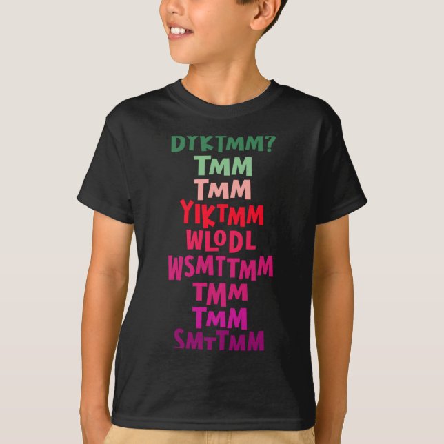 Do You Know The Muffin Man Dyktmm Nostalgia Funny  T-Shirt (Vorderseite)