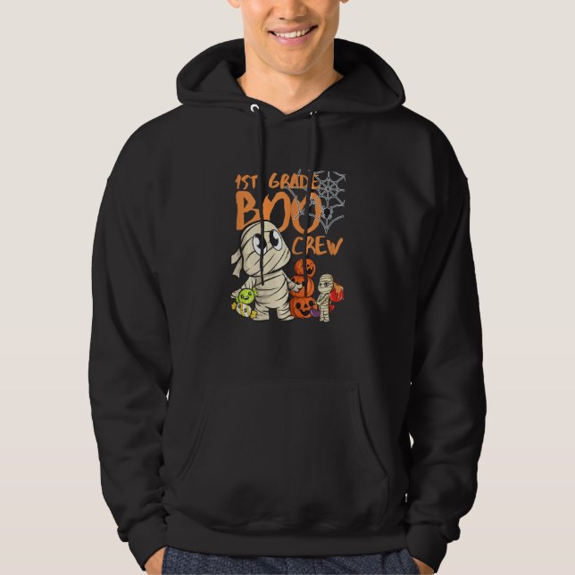 Do You Like Mummy This 1st Grade Boo Crew Hallowee Hoodie (Vorderseite)