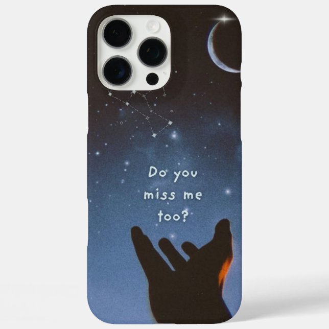 Do You Miss You Too?–Starry Sky iPhone / iPad case (Rückseite)