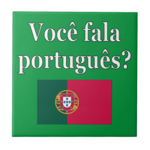 Do you speak Portuguese? in Portuguese. Flag Fliese