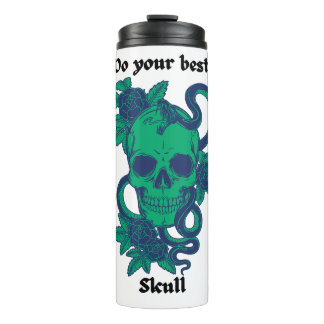 Do your best, skull thermosbecher