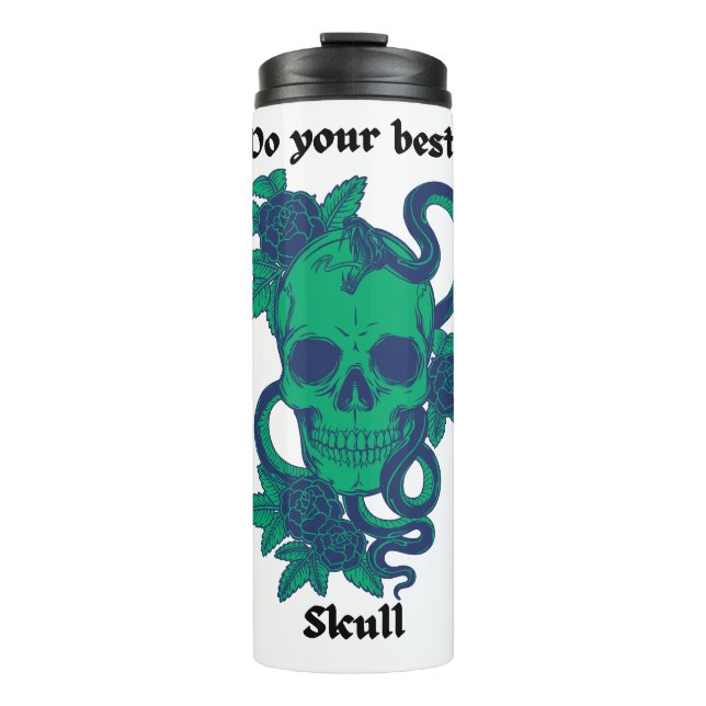 Do your best, skull thermosbecher (Vorderseite)