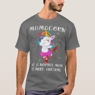 Dobbing Einhornmamacorn mama unicorn Motherx27s D T-Shirt