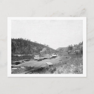 Dobbin's Saw Mill im Schwarzen Hügel Fotograf Postkarte