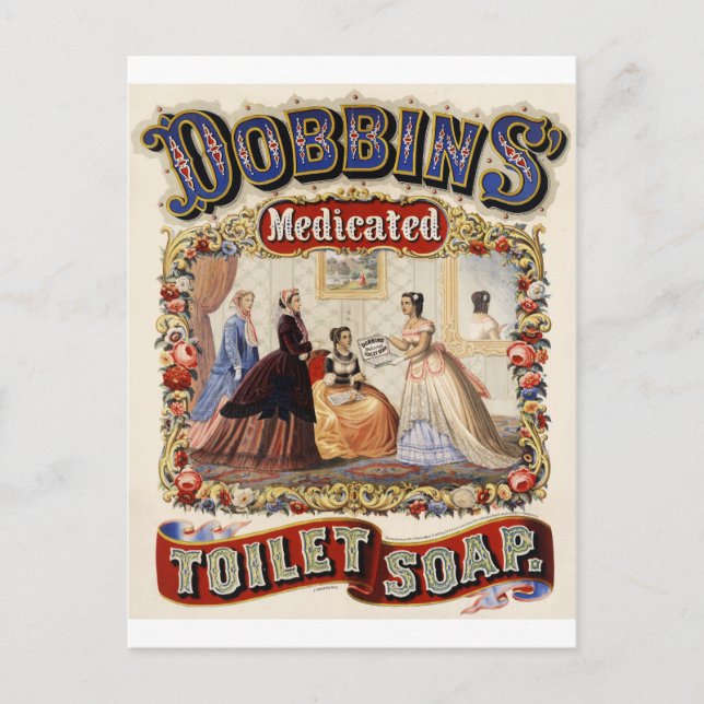 Dobbins Vintage Ad Postkarte (Vorderseite)