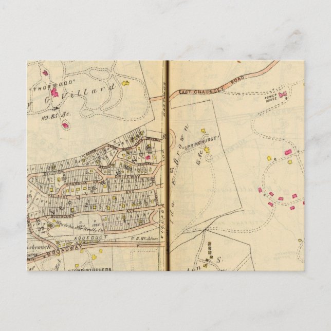 Dobbs Ferry, New York Postkarte (Vorderseite)