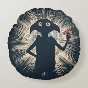 Dobby Casting Magic Rundes Kissen